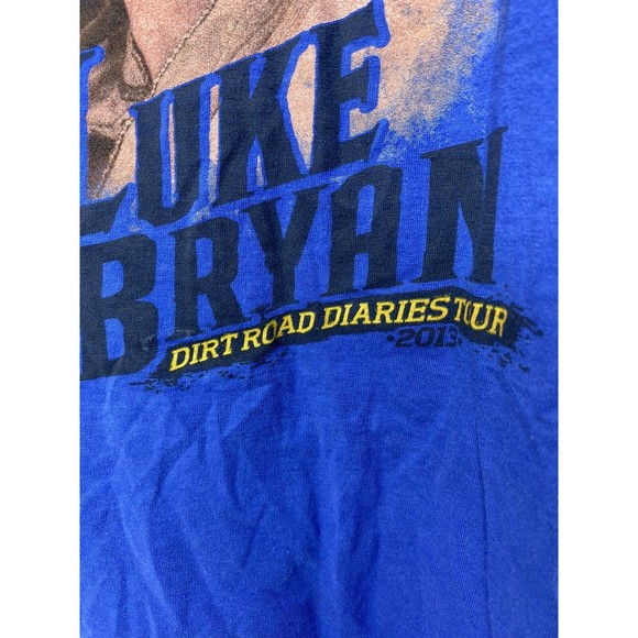 Gildan | Tops | Luke Bryan Dirt Road Diaries Tour Shirt Blue XL - Picture 9 of 15